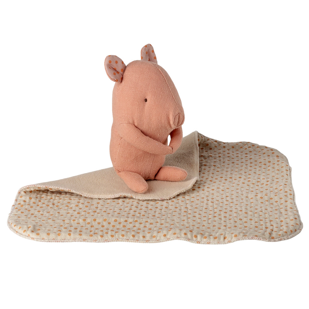 Maileg Lullaby Friends Pig Mini Rose