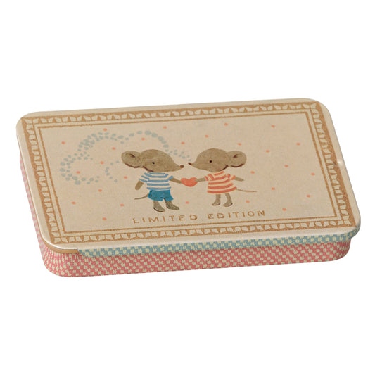 Maileg Metal Box Sliding Lid Mice
