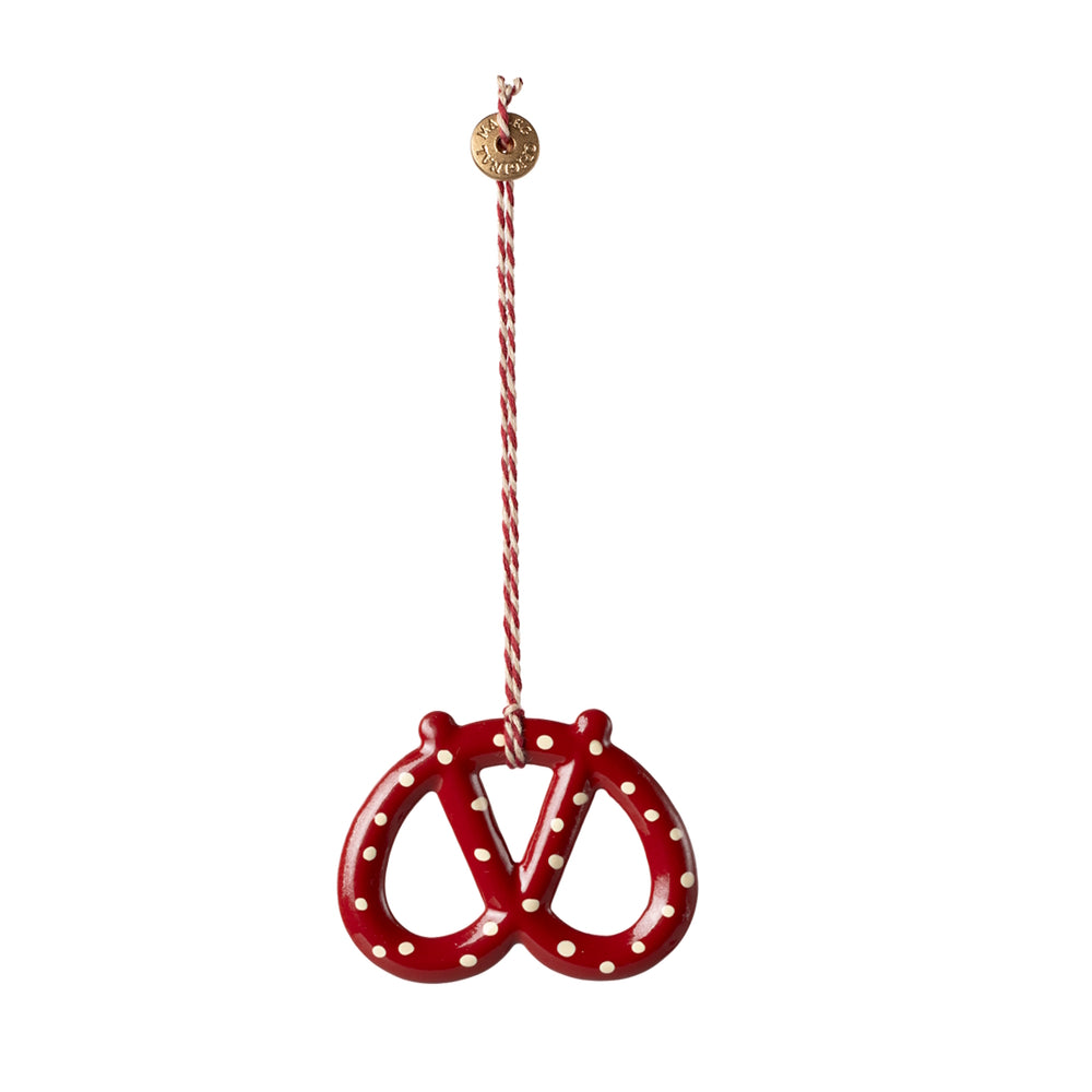 Maileg Metal Ornament Pretzel Dot