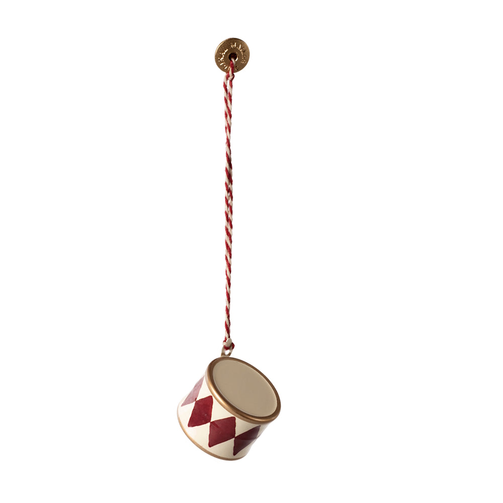 Maileg Metal Ornament Small Drum Red 2026