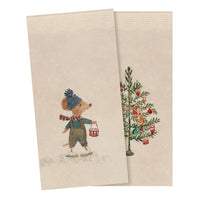 Maileg Napkin Small Christmas Mice