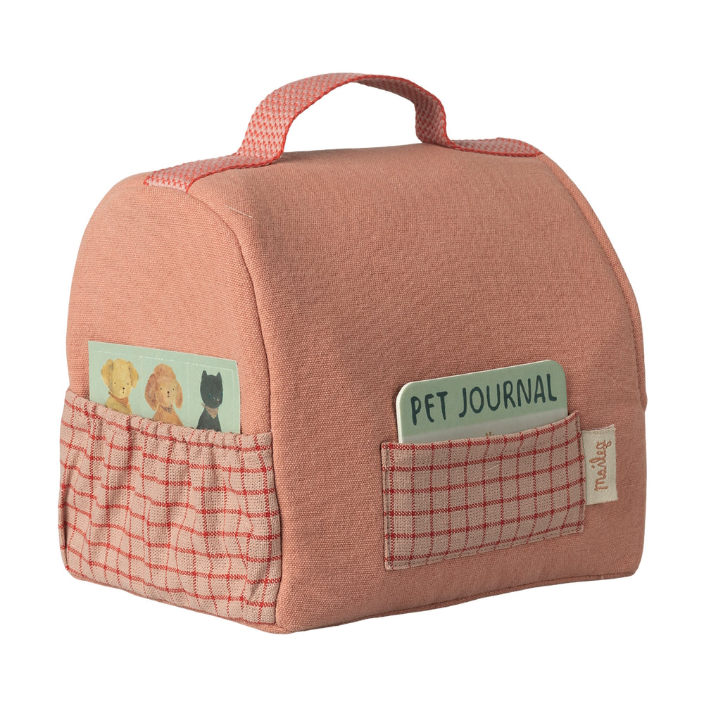 Maileg Pet Carrier Coral