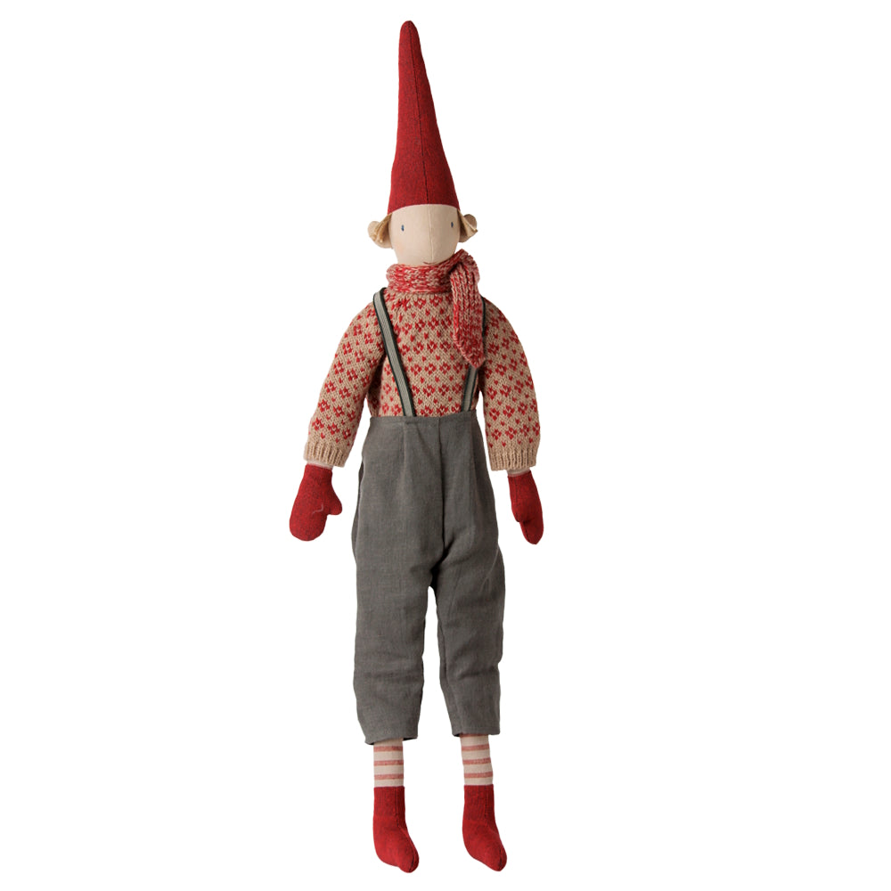 Maileg Pixy Size 4 Boy Knitted Sweater and Scarf