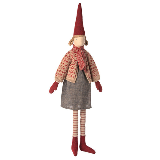 Maileg Pixy Size 4 Girl Skirt And Cardigan