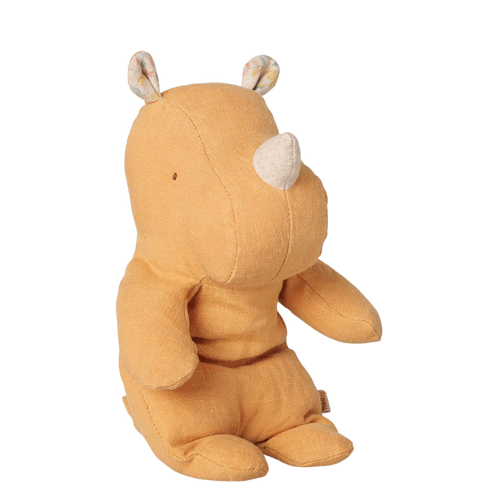 Maileg Safari Friends Rhino Small Vintage Yellow