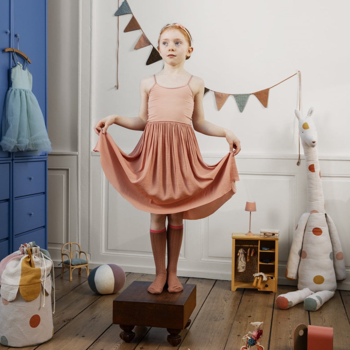 Maileg_Ballerina_Dress_Melon