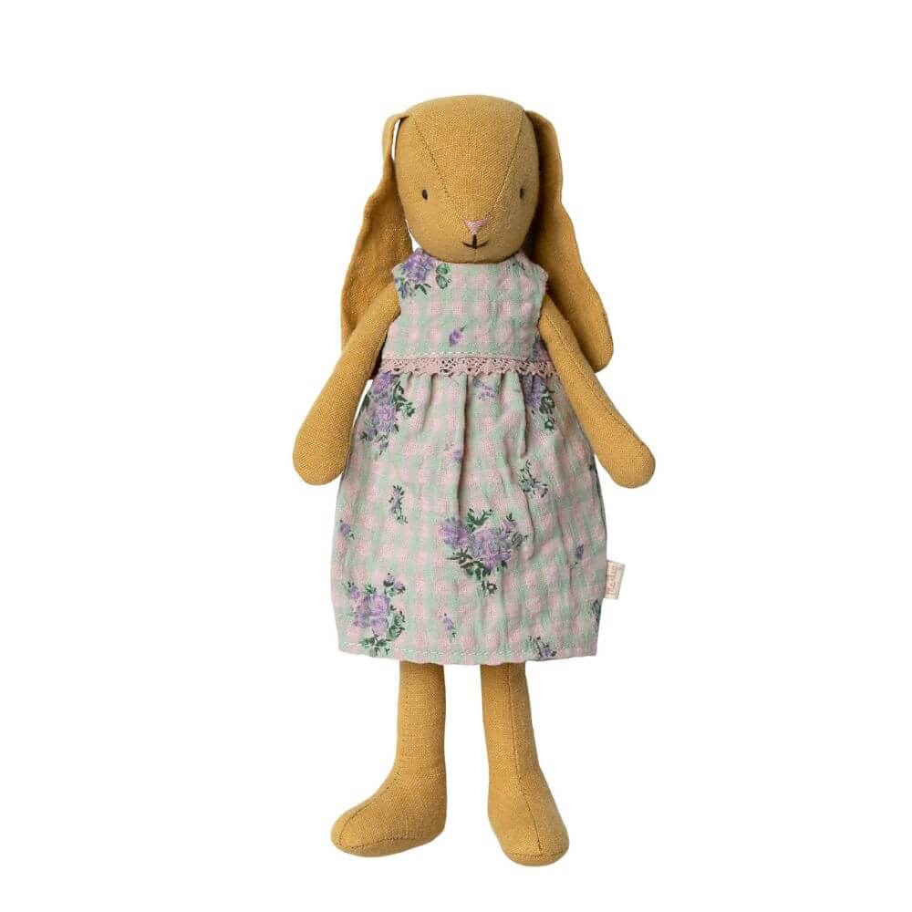 Maileg_Bunny_Size_2_Dusty_Yellow_Dress