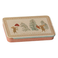 Maileg Metal Box Sliding Lid Christmas Mice
