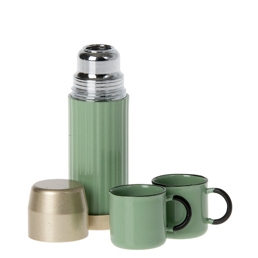 Maileg Miniature Thermos & Cups mint