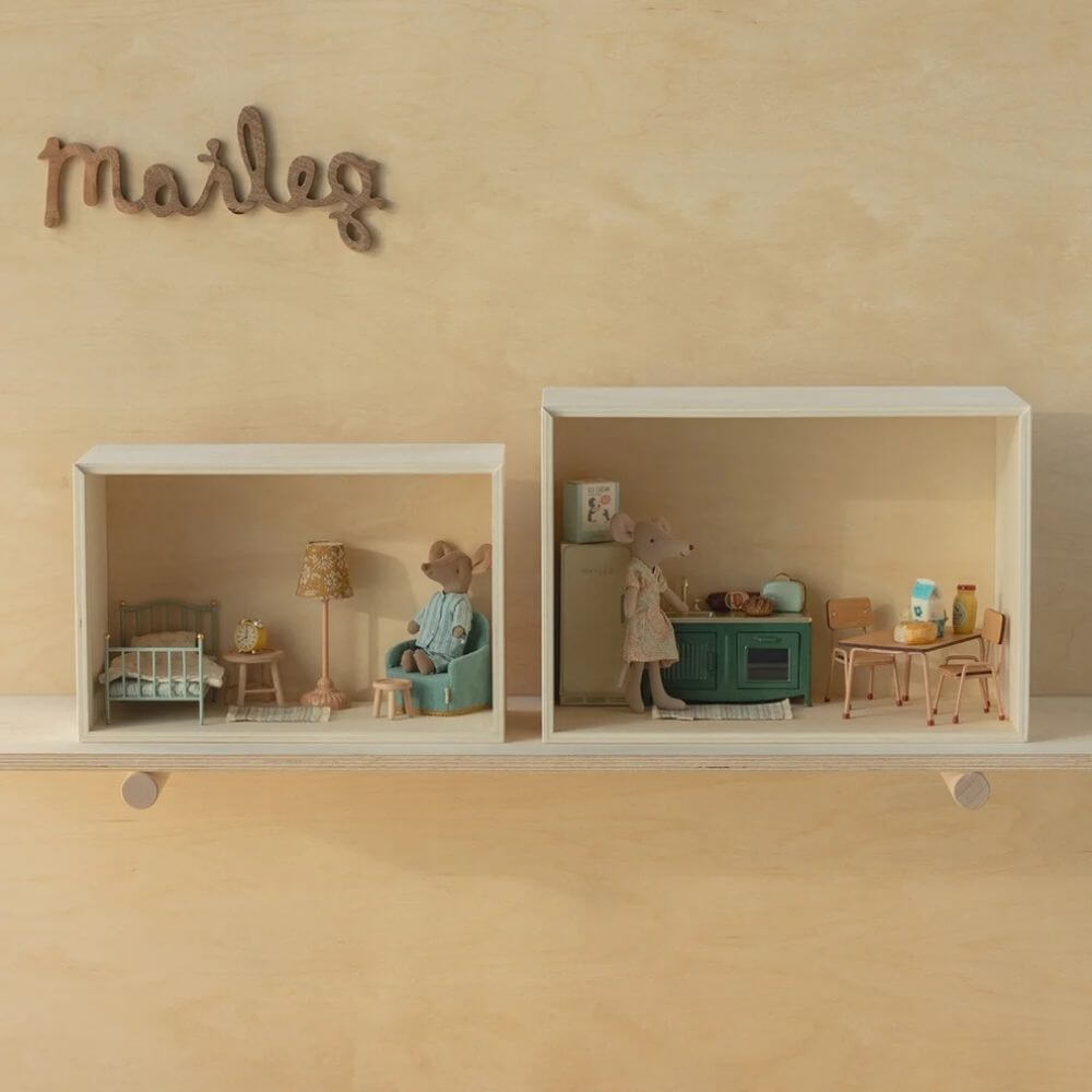 Maileg POS boxes and wooden logo