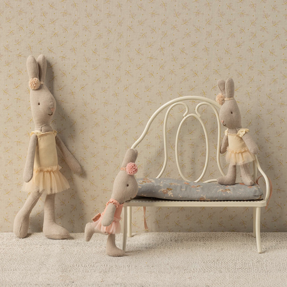 Maileg Vintage Bench Miniature off-white