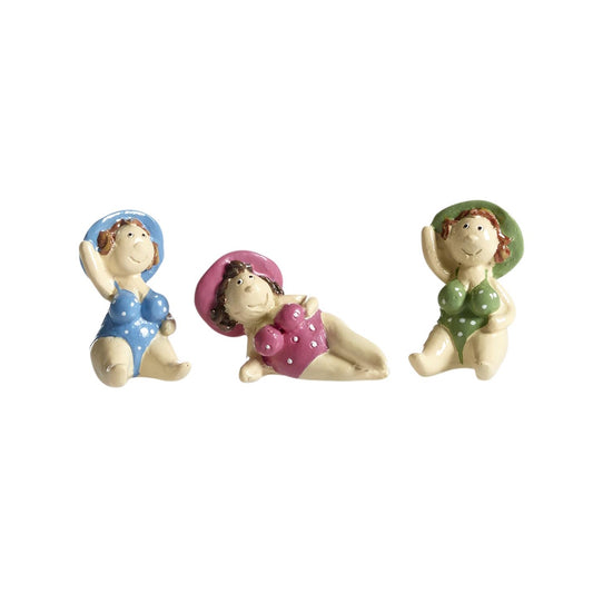 Naasgransgarden Bath Ladies Decoration 3pcs Assorted