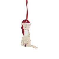Naasgransgarden Cat Orange Wooden Ornament