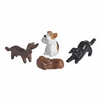 Naasgransgarden Dogs Decoration 4pcs Assorted