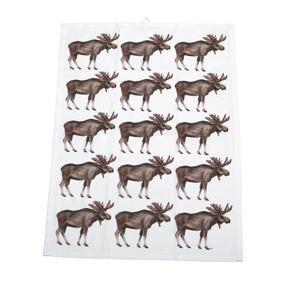 Naasgransgarden Elk Recycled Cotton Tea Towel