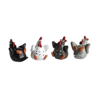 Naasgransgarden Hen Decoration 4pcs Set 2.5-3cm