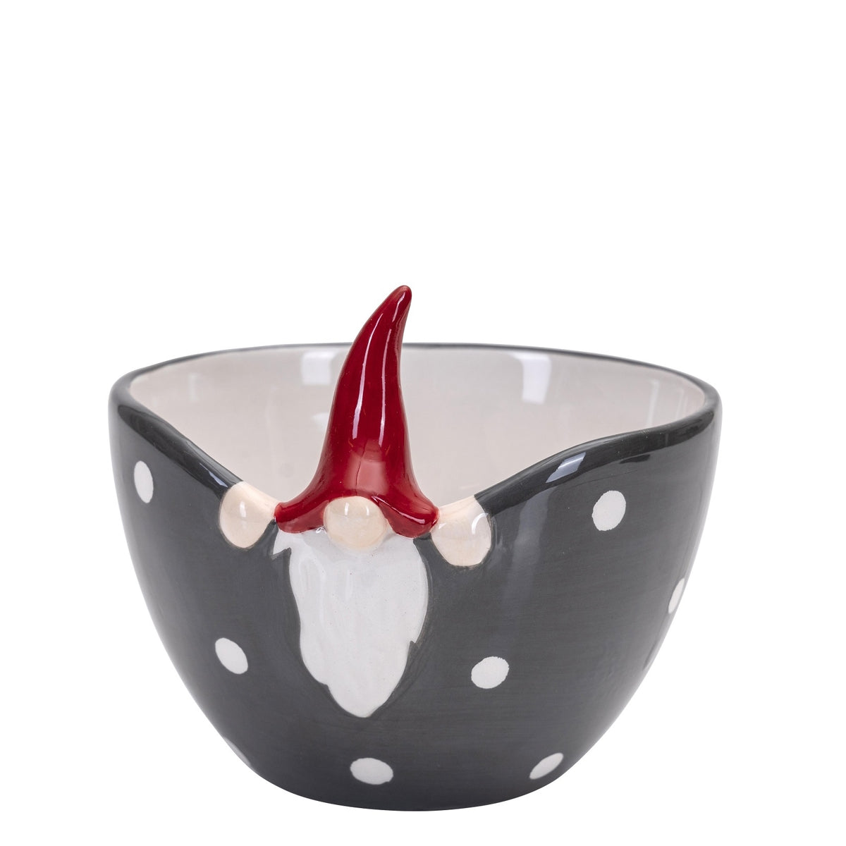 Naasgransgarden Peek-a-boo Santa High Hat Bowl 10cm
