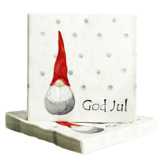 Naasgransgarden Santa High Hat White Napkin