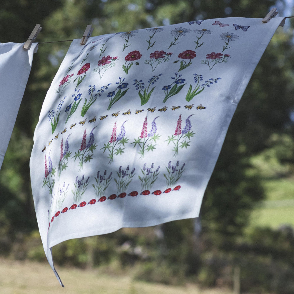 Naasgransgarden Summer Recycled Cotton Tea Towel