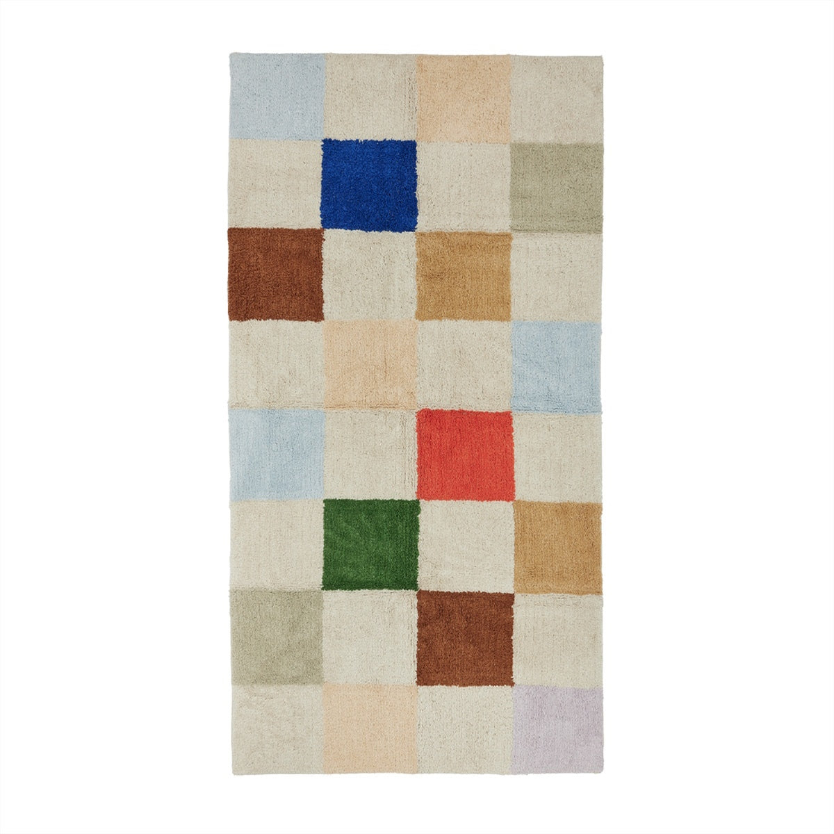 Blue Chess Rug OYOY Chess Rug Large Multi – Wholesale Nordic Fusion