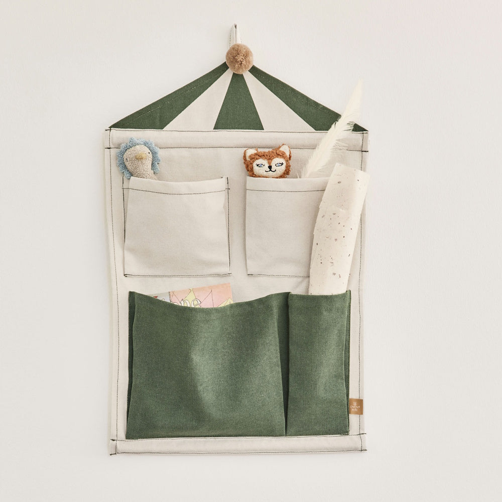 OYOY Circus Wall Storage 2 Green