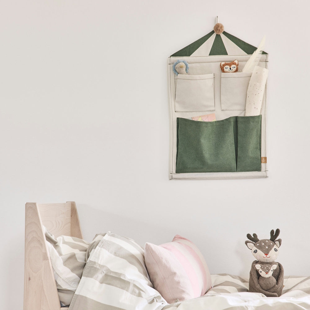 OYOY Circus Wall Storage 2 Green