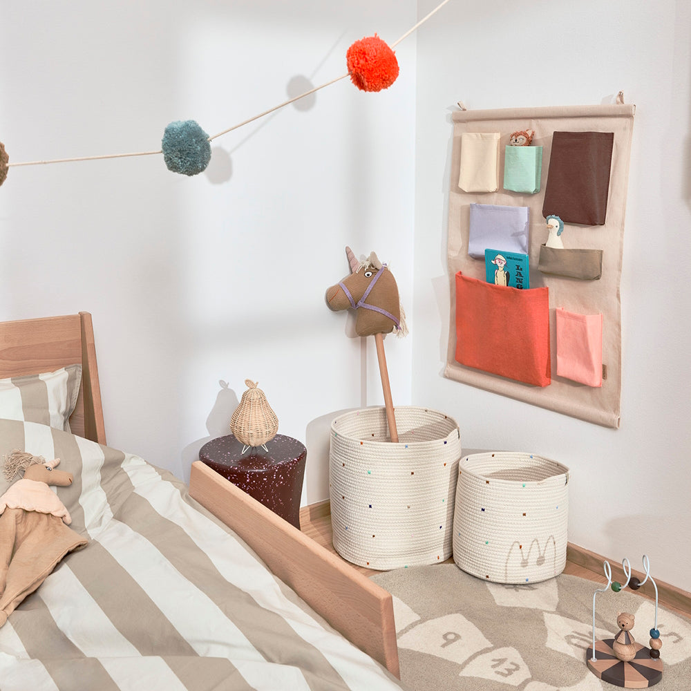 OYOY Konfetti Cotton Rope Basket Set of 2