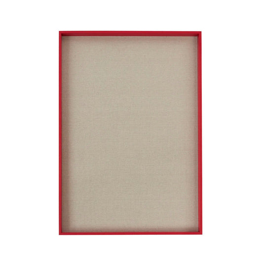 OYOY Peili Red Wood Cork Notice Board Small