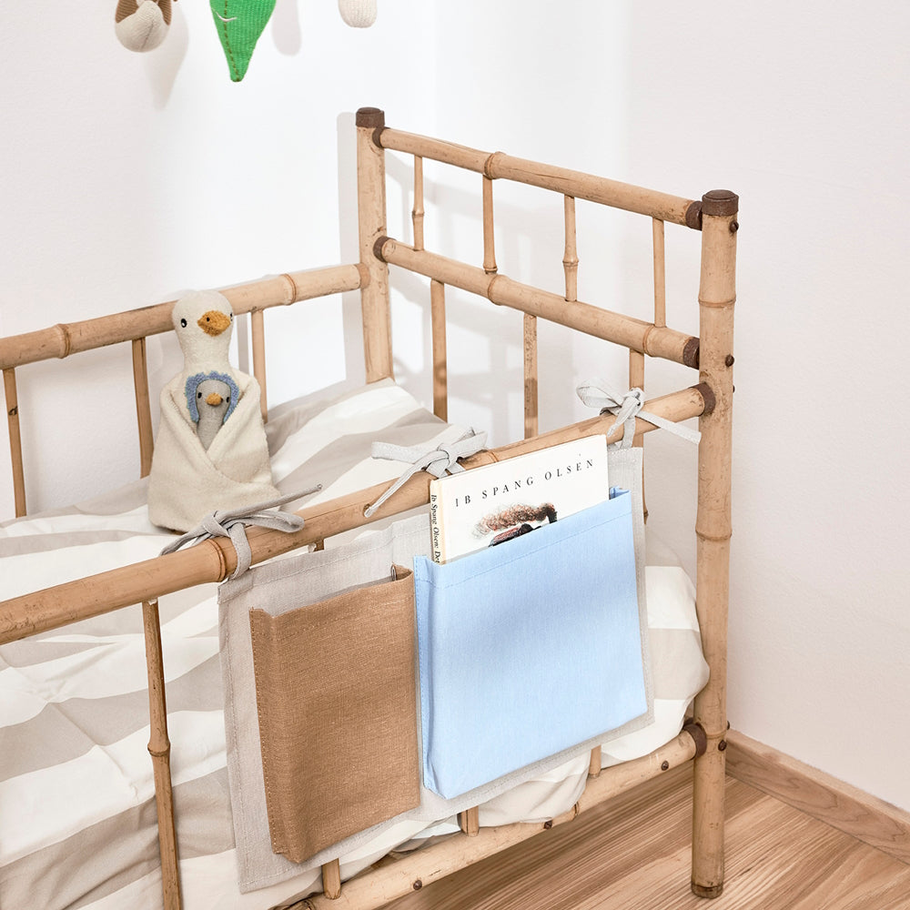 OYOY Saga Bed Storage Blue