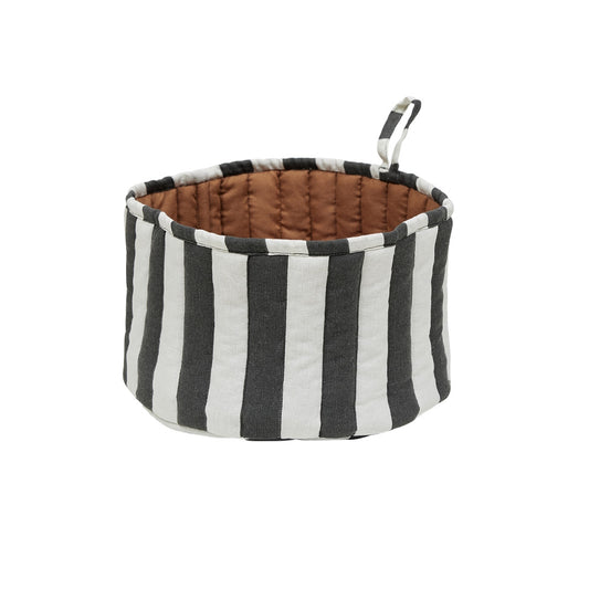 OYOY Toppu Bread Basket black-taupe