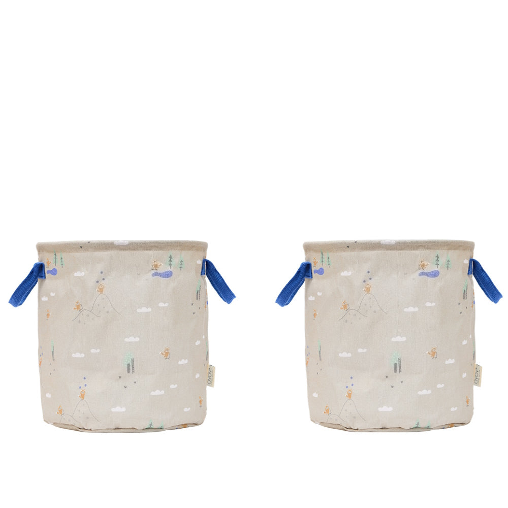 OYOY Foxy Storage Basket 2 pack