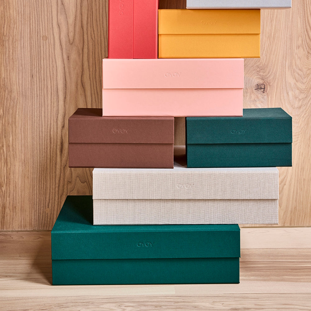 OYOY Hako Fabric Storage Box A3 Brown