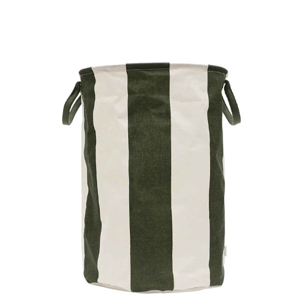 OYOY Kara Storage & Laundry Basket Large Dark Green
