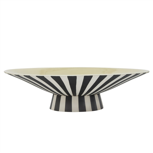 OYOY Toppu Centerpiece Low white-black