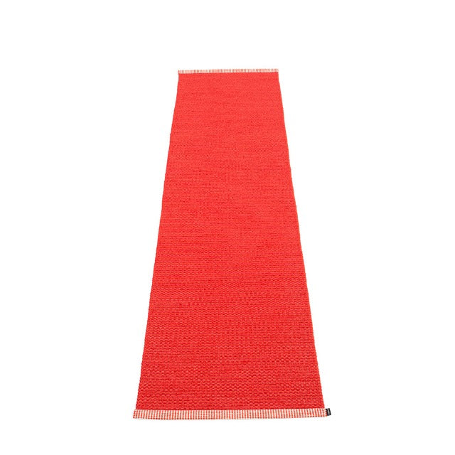 Pappelina Rug Mono Coral Red