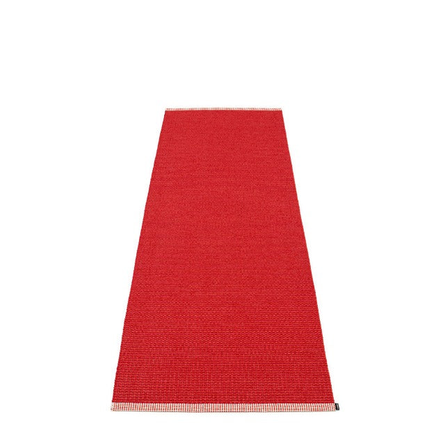 Pappelina Rug Mono Coral Red