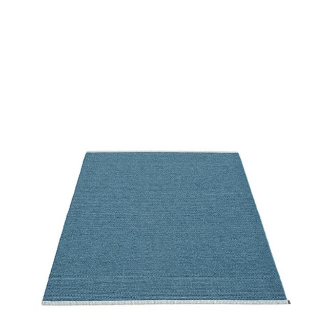 Pappelina Rug Mono Ocean Blue