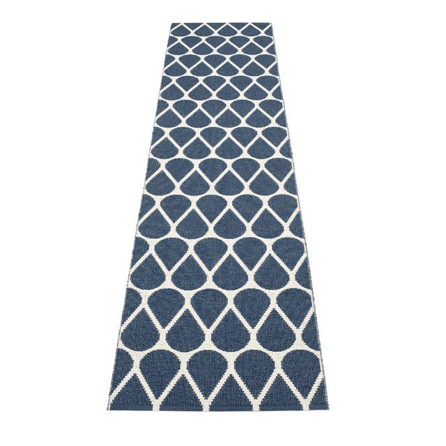 Pappelina Rug Otis Ocean Blue