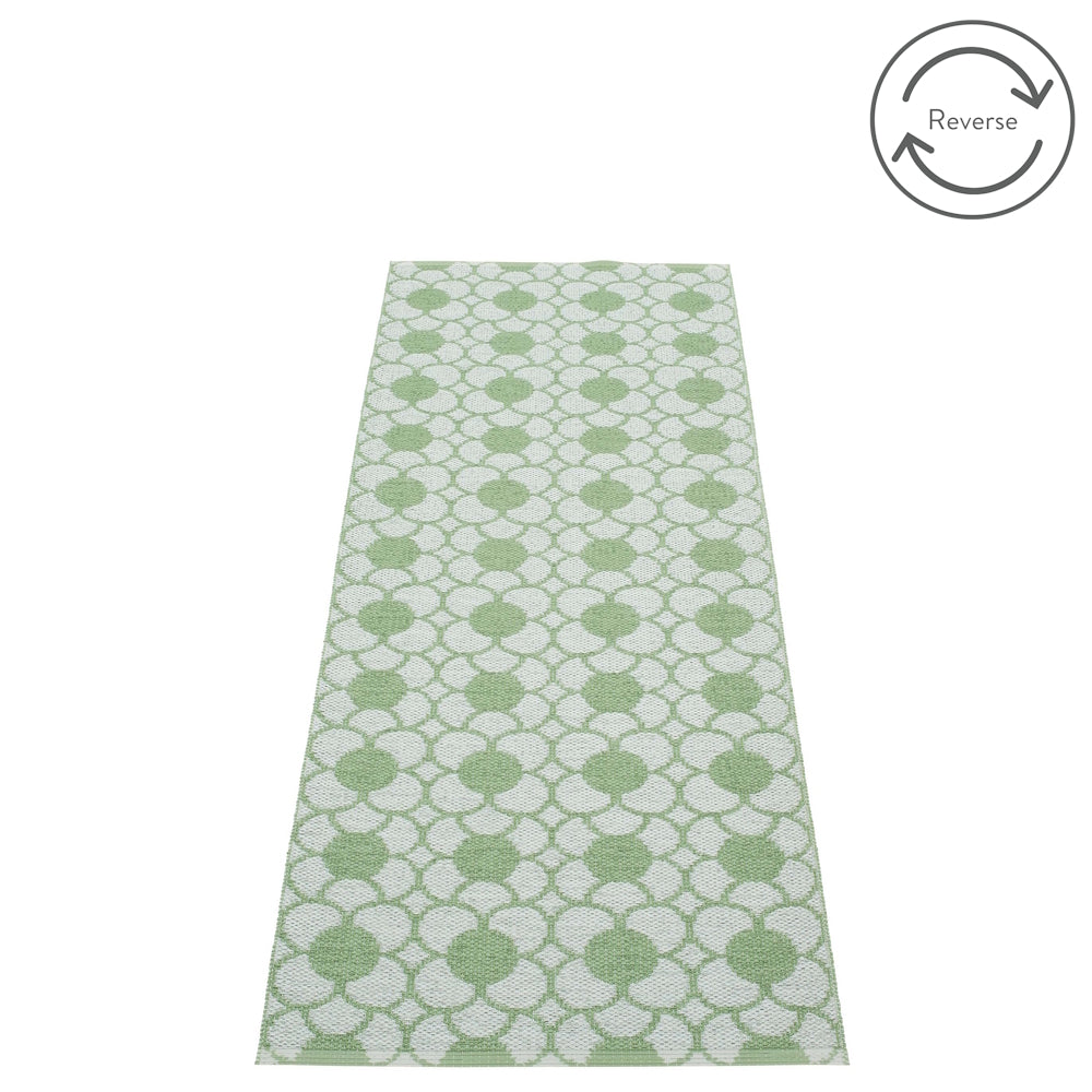 Pappelina Rug Anya Oregano 70x200 back