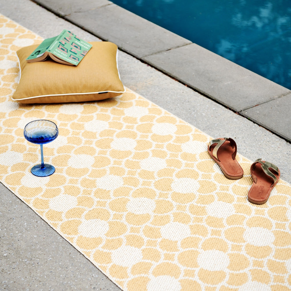 Pappelina Rug Anya Pale Yellow