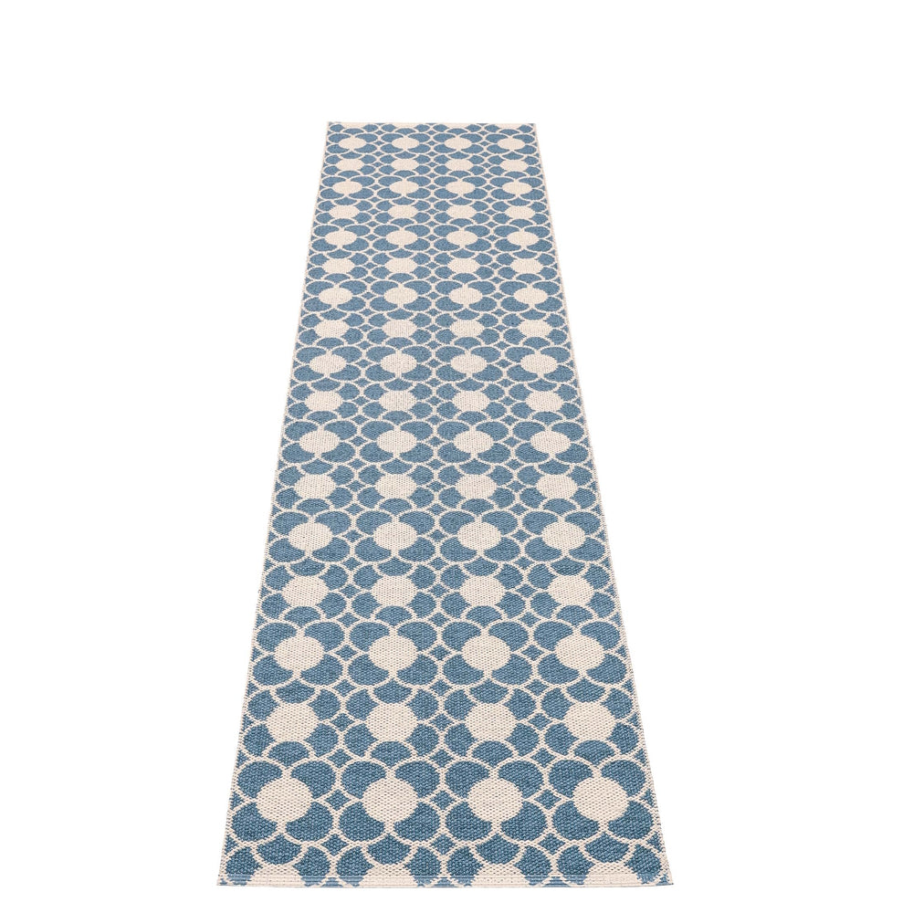 Pappelina Rug Anya River Blue 70x300