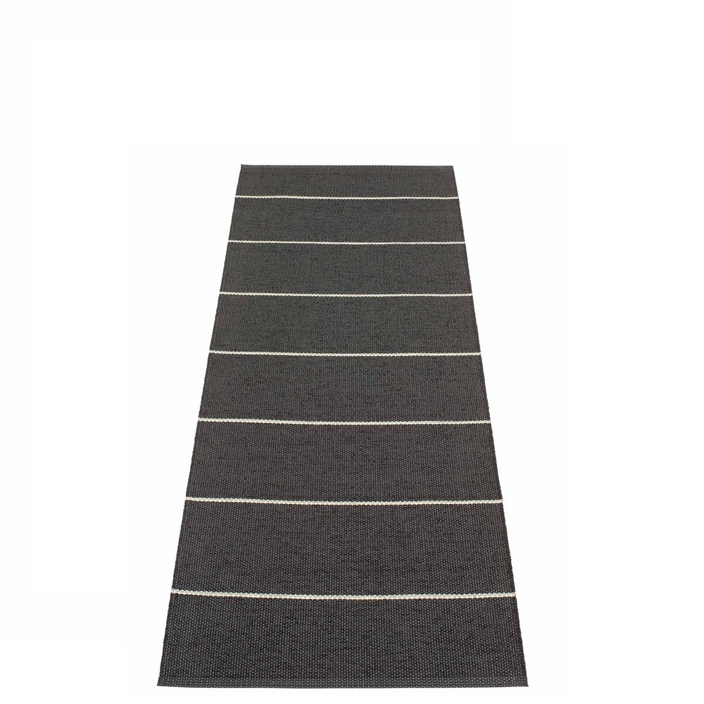 Pappelina Rug Lea Black 70x225