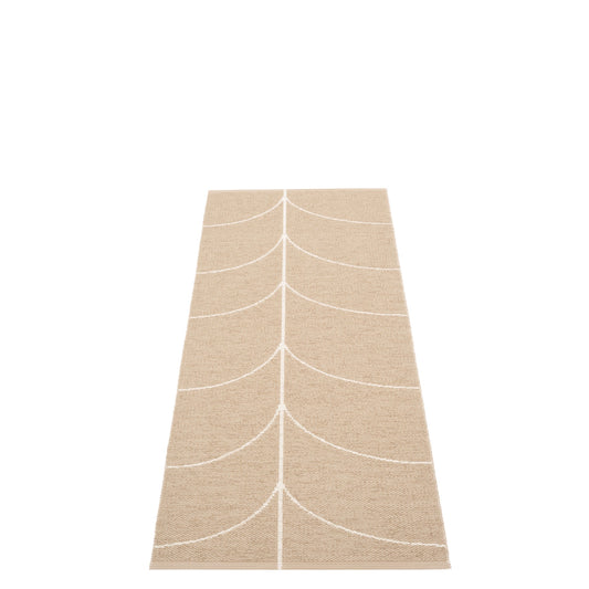 Pappelina Rug Leif Light Nougat 70x180