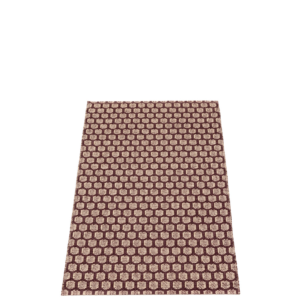 Pappelina Rug Mimi Burgundy 70x180