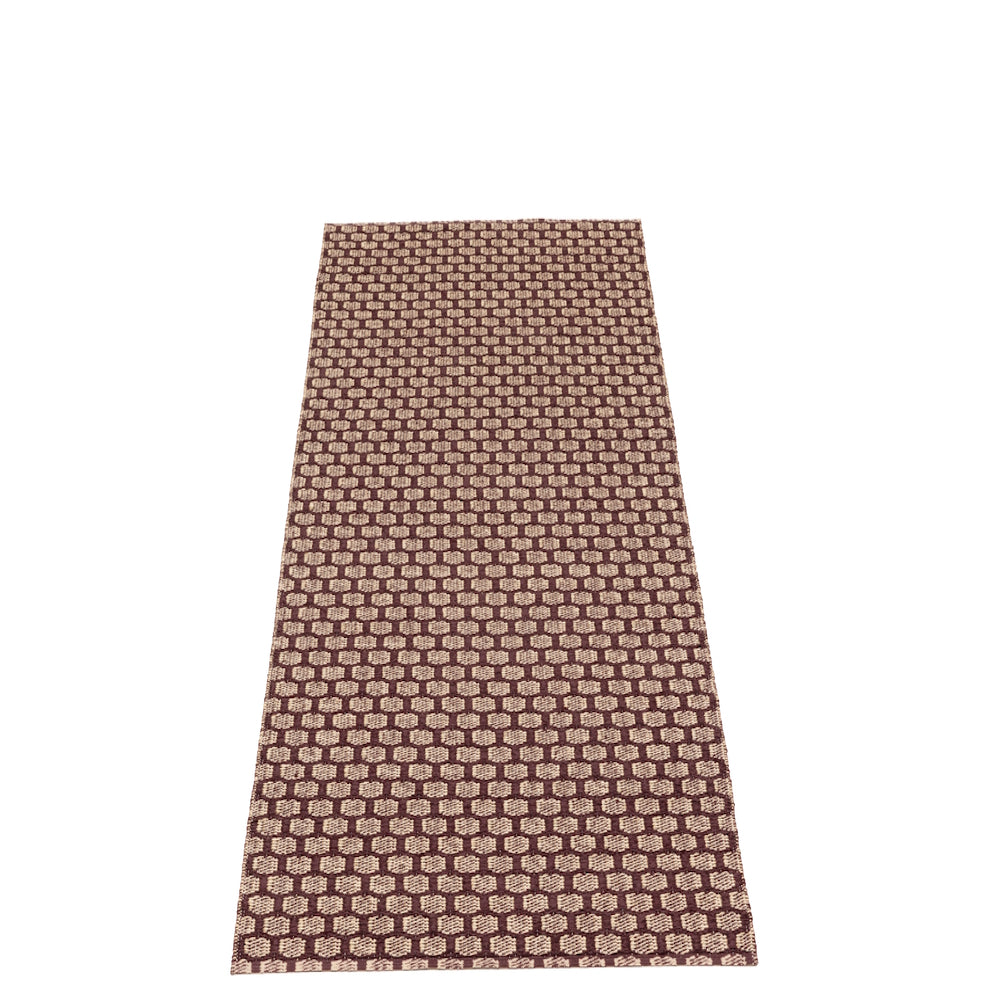 Pappelina Rug Mimi Burgundy 70x240