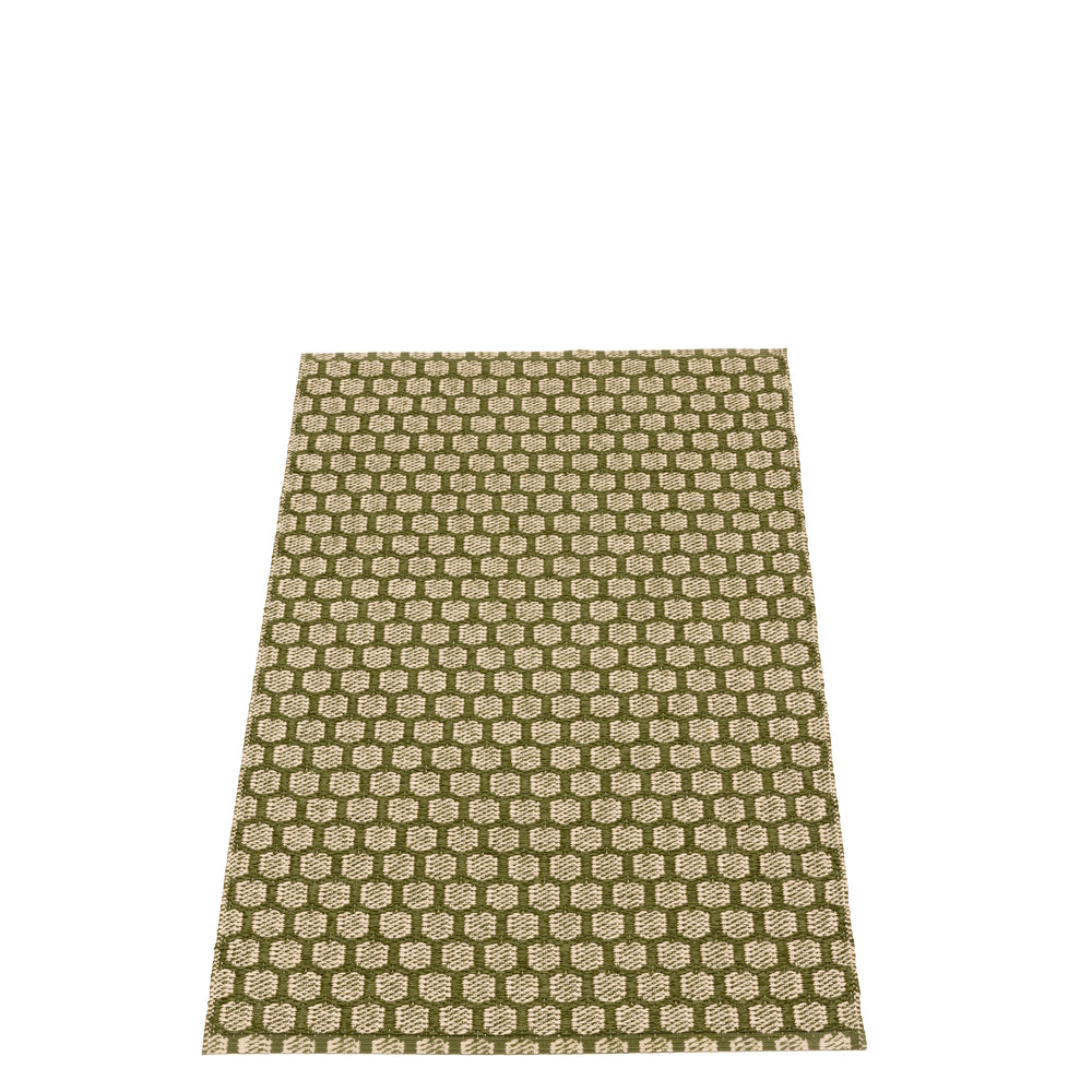 Pappelina Rug Mimi Dark Olive 70x180