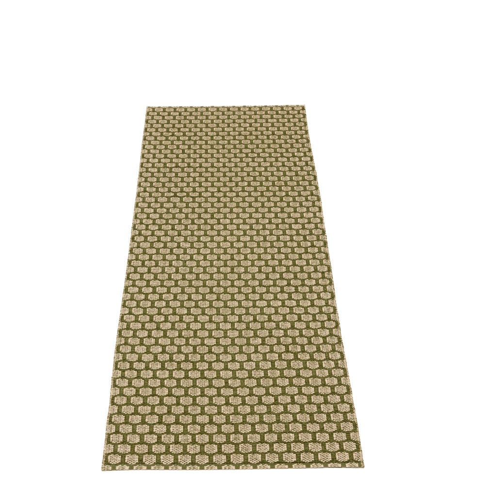 Pappelina Rug Mimi Dark Olive 70x240