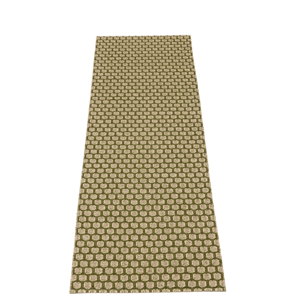 Pappelina Rug Mimi Dark Olive 70x300