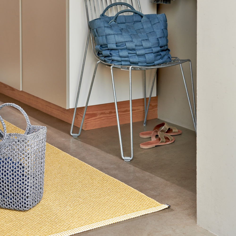 Pappelina Rug Mono Pale Yellow