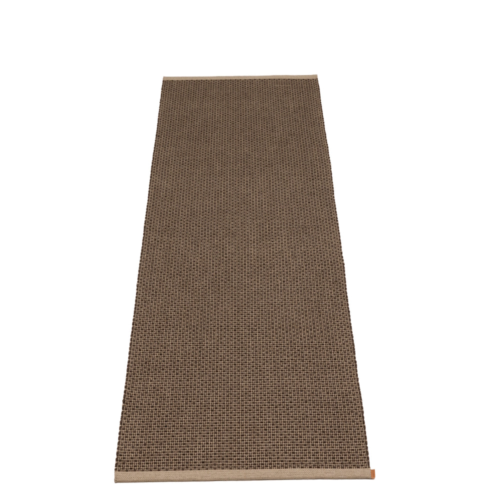 Pappelina Rug Nils Dark Brown 70x300